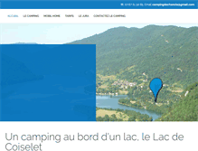 Tablet Screenshot of camping-chancia.com